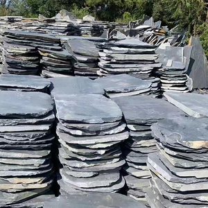 Duurzame Natuurlijke Leisteen Anti-Slip Gepolijste Groene Slabstone Tuin Pad Buitenvloer Voor Villa 'S Antacid Erosie - Product Image 2