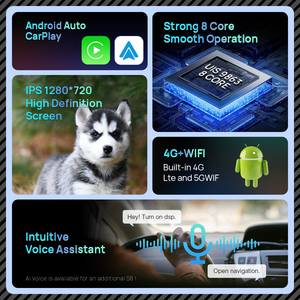 7 "đài phát thanh xe cho Fiat Grande Punto Linea 2007-2012 Octa Core 9863/7862S Android đa phương tiện Video Player Navi stereo GPS Carplay - Product Image 3