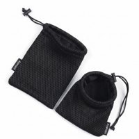 Pochette en maille 3D Premium avec cordon de serrage polyvalente pour gestion des câbles et chargeurs de téléphone – Promotion personnalisable