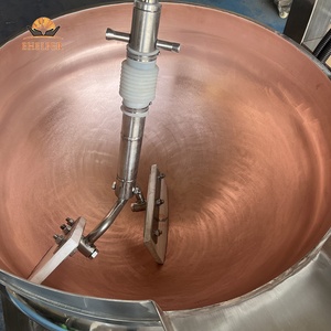 Olla Inclinable Revestida <span class=keywords><strong>de</strong></span> Acero Inoxidable con Olla Interior <span class=keywords><strong>de</strong></span> Cobre Puro T2 | Máquina para Hacer Mermelada con Calentamiento Directo a Gas <span class=keywords><strong>de</strong></span> 100L-600L | Directo <span class=keywords><strong>de</strong></span> Fábrica - Product Image 3