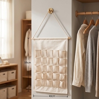Calendrier de l'Avent personnalisable en toile avec 25 poches pour sublimation, sac de calendrier de Noël pour impression DIY