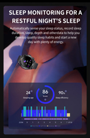 Montre connectée tendance 2-en-1 avec écouteurs TWS, appels Bluetooth, écran tactile HD de 1,52 pouce, fonctions santé et fitness