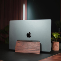 Support vertical double en bois personnalisé de haute qualité LOMATO pour ordinateurs portables de gaming - Modèle multifonction durable et écologique