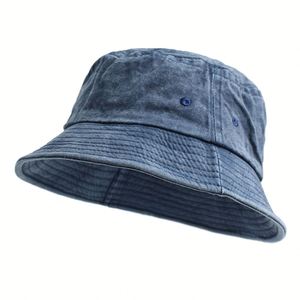 Sombrero de Pescador Simple de Algodón Transpirable con Orificios de Ventilación, Sombrero para Viajes al Aire Libre, Protección Solar, Sombrero de Pescador con Logotipo Personalizado - Product Image 1