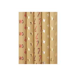 ZOEWIE Weihnachtspapier Shining Moments 55 g/m² Hotfoil-Print 1,5m x 70cm - Product Image 1