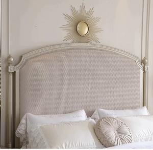 Customized Designs Home Bedroom Furniture Luxury Modern Bed Champagne Color Wooden Double King Size Bed With High Headboard - Product Image 2