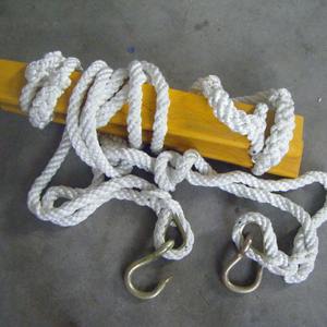 Planche d'escalade en corde blanche et brune, chanvre et polypropylène, planche d'escalade de puissance - Product Image 1