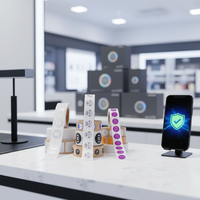Algoritmo de Encriptación AES 128, Etiqueta NFC Anti-falsificación del Foro NFC, Etiqueta RFID NTAG 223 DNA, Etiqueta RFID Mini NFC de 13.56MHz, Etiqueta Adhesiva NFC