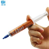 2 Pièces Poids Net 15 Grammes Gris GD007 6.8 W/M-K Pâte de Graisse Conductrice Thermique Plâtre Composés de Dissipateur de Chaleur pour CPU LED GPU