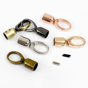 Meetee KY524 15mm Bag <strong>Hardware</strong> Accessories Zinc Alloy Bag Hanger Bell Dog Hook Buckle <strong>Handbag</strong> Strap Connective Buckle Stop Hook - Product Image 4