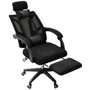 Kafalık döner örgü lateks tekerlekler üreticinin döner sandalye ile Modern lüks yönetici yöneticisi ergonomik ofis koltuğu