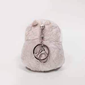 Giocattolo di Peluche Personalizzato OEM a Forma di Criceto Kawaii, Orso Riccio con Cotone PP e Tecnica Ricamata per Borse o Decorazioni per la Casa - Product Image 3