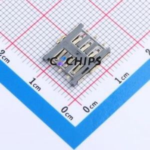 SMN-304-ARP6 SIM Card Connector SMD Connector Plug-In Type Nano SIM Card Card Holder - Product Image 2