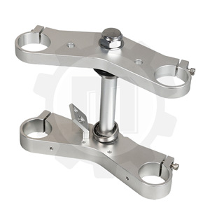 Fourche avant ST70 argentée 45 mm, support de fixation de guidon de moto, accessoires CNC <span class=keywords><strong>DAX</strong></span> CT70 - Product Image 5