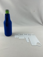Ouvre-bouteille avec logo personnalisé, porte-clés, ébauches de sublimation pour vaisselle promotionnelle