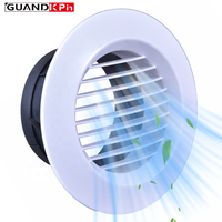 Grille de ventilation de plafond droite en ABS de qualité supérieure pour système d'aération d'air frais