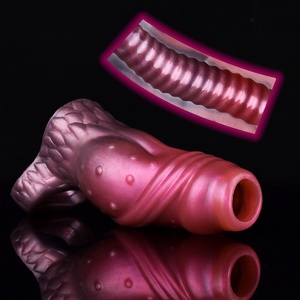 Funda de Silicona para Pene NNSX Super Delgada, Extensor de Pene, Retrasador de Eyaculación, Estimulador del Punto G, Juguetes Sexuales para Hombres - Product Image 1