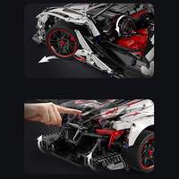 Cada C61053 1:8 4449 pièces Voiture de course télécommandée City V12 Supercar RC Véhicule sportif Briques Jouets Cadeaux Ensembles de blocs de construction