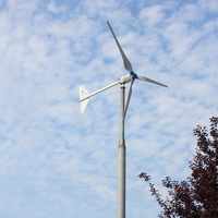 OLU 5kW aérogénérateurs industriels 3.2m Rotor 220V sortie faible conception d'entretien pour un usage commercial
