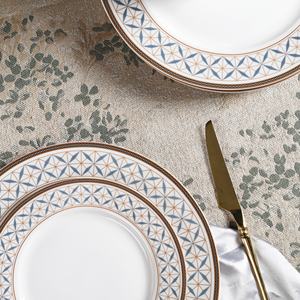 <span class=keywords><strong>Service</strong></span> <span class=keywords><strong>de</strong></span> <span class=keywords><strong>vaisselle</strong></span> 18 pièces en porcelaine à motif géométrique moderne Garniture en or noir Bols à <span class=keywords><strong>vaisselle</strong></span> en céramique durable <span class=keywords><strong>pour</strong></span> <span class=keywords><strong>6</strong></span> <span class=keywords><strong>personnes</strong></span> - Product Image 2