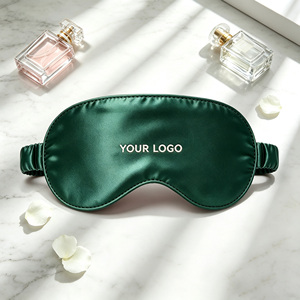 Máscara <span class=keywords><strong>de</strong></span> Ojos <span class=keywords><strong>de</strong></span> Seda Fría Personalizada con Logotipo, Regalo <span class=keywords><strong>de</strong></span> Verano, Ideal para Eventos Corporativos, Bodas y Publicidad, Superventas a Precio Económico - Product Image 2