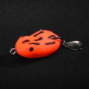 Mini leurres <span class=keywords><strong>grenouille</strong></span> 4cm8g leurre de pêche en plastique souple appâts faits à <span class=keywords><strong>la</strong></span> main 12 couleurs - Product Image 2