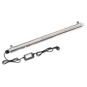 Esterilizador de Agua <span class=keywords><strong>UV</strong></span> de 12 GPM con Carcasa de Acero Inoxidable 304 y Lámpara <span class=keywords><strong>UV</strong></span> de <span class=keywords><strong>55W</strong></span> para Acuario - Product Image 1