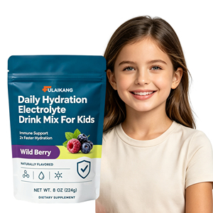 Mélange de boisson électrolytique hydratante quotidienne pour enfants, marque privée OEM, saveur baies sauvages, hydratation 2 fois plus rapide, sachet de 8 oz - Product Image 1