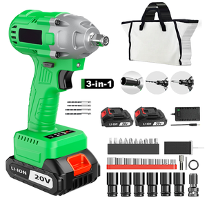 20V Cordless Impact Wrench DIY Grade With 320Nm Torque <b>Battery</b> Powered Car Support Local EU Warehouse Drop Shipping CW-20C-2 Cor - Product Image 1