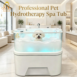 EUR PET Cubo de Lujo de Acrílico <span class=keywords><strong>para</strong></span> Baño y Medicina de Mascotas (<span class=keywords><strong>Perros</strong></span> y Gatos) <span class=keywords><strong>para</strong></span> Uso en Baño, Bañera y Almacenamiento en Piscina - Product Image 3