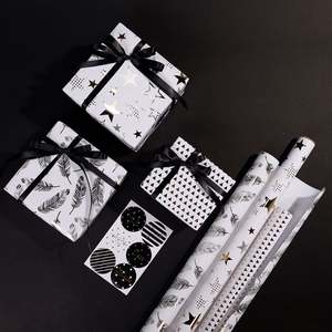 Wholesale High Quality Birthday Tissue Rolls <b>Gold</b> Foil Packaging <b>Wrapping</b> <b>Paper</b> Roll Uperior Craftsmanship - Product Image 5