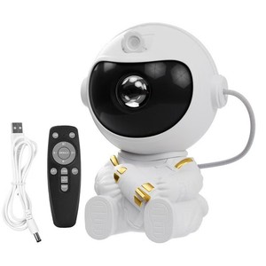 Lampe projecteur de nébuleuse astronaute, alimentée par USB, lumière ciel étoilé pour chambre, bureau, décoration intérieure - Product Image 5