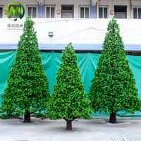 Neuer Stil Outdoor-Weihnachtsbaum mit Glasfaserstamm Künstlicher Weihnachtsbaum Maßgefertigte Künstliche Zeder- und Kiefernbaum für Dekoration