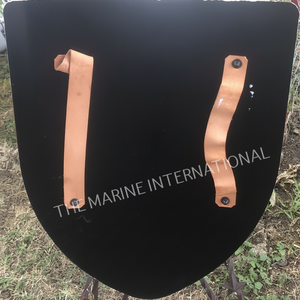 Escudo Templario Medieval Auténtico con Cruz Roja Caballero Vikingo Decoración de Pared Disfraz de Guerrero Halloween Cinturón de Cuero Idea de Regalo Novedad - Product Image 1