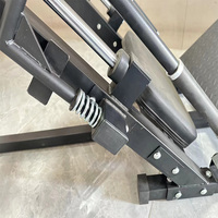 Nouveau Design 45 Degrés Linéaire Jambe Presse Hack Squat Machine Double Fonction Poids Libre Commercial Gym Utiliser High-Tech Fitness