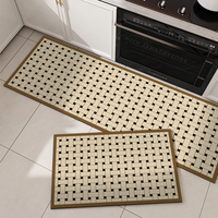 Tapis de sol tissé en boue de diatomées moderne et multifonctionnel pour cuisine, salle de bain et entrée - Séchage rapide, antidérapant, écologique, tapis de maison