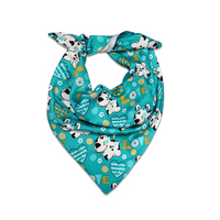 Bandana pour chien personnalisé à tous les motifs, réversible, lavable, foulard triangulaire, vente en gros, accessoire pour chiot et chat