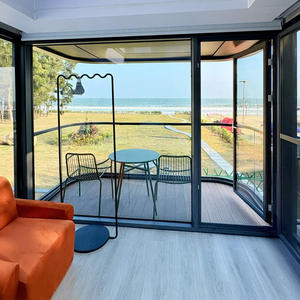 Casa de cápsula espacial de casa prefabricada pequeña móvil de lujo para cabina de hotel - Product Image 4