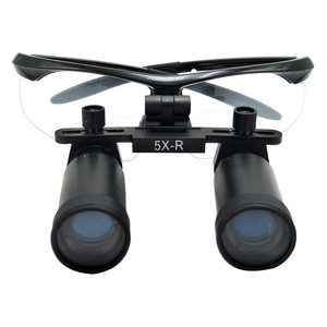 Dental <b>Microscope</b> 5X Magnification Surgical Loupes For Oral Ear Nose Throat Surgery Metal Frame Manual Operation - Product Image 4