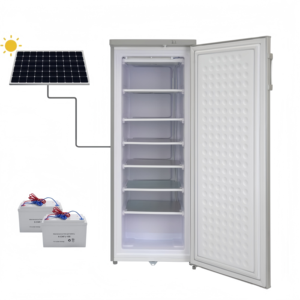 Compact & Powerful Solar-powered Ice Machine 24vdc 198l Solar Vertical Freezer for Ice Block Making in Togo 50l Solar - Product Image 5