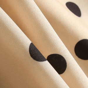 Robe en coton à pois pour bébé et enfant en bas âge 2026 avec <span class=keywords><strong>ceinture</strong></span>, col en V, manches longues, 2 pièces, robe pour filles, printemps-été - Product Image 4