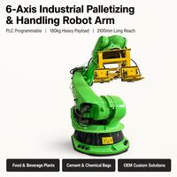 Großer, beweglicher Roboter-Manipulator, automatischer Palettierroboterarm für den Materialtransport in Produktionslinien