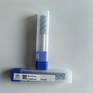 GM-4E-D10.0 Zcc High Speed <b>Square</b> End Mill 4-Flute Carbide AlTin Coated Climb Milling Straight Shank Customizable OEM <b>Tools</b> - Product Image 4