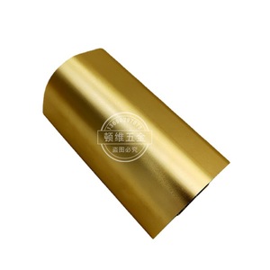 Autonomy Aluminum Alloy Bed <b>Corner</b> <b>Protector</b> Brushed Gold 90 Degree R Angle Bedroom Hardware Connector - Product Image 1