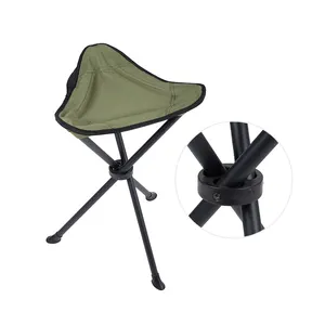 Shooting Stainless Hiking Hunting Picnic Chair/stool Hunting Chair With Polyester Seat