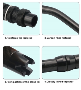 OEM 2 #   Manici <span class=keywords><strong>in</strong></span> fibra di <span class=keywords><strong>carbonio</strong></span> per canne <span class=keywords><strong>da</strong></span> traina per la <span class=keywords><strong>pesca</strong></span> di tonni <span class=keywords><strong>in</strong></span> acque profonde, canne <span class=keywords><strong>da</strong></span> traina con impugnatura curva per acqua salata. - Product Image 3