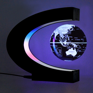 Đèn Chiếu Sáng Quả Cầu Bay Từ Tính Hình Chữ C Quả Cầu Nổi Trên Thế Giới Với Bản Đồ Trái Đất Quả Cầu - Product Image 4
