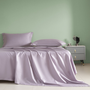 Luxe 4-delige complete bedset van 100% katoen, geweven lakens, dekbedovertrek, 300TC, effen, OEKO-TEX gecertificeerd, Europese stijl - Product Image 3