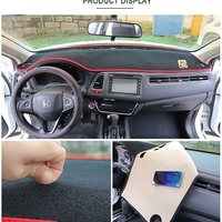 Ganzjahres-Polyesterfaser Auto-Armaturenbrett-Sonnenschutzmatte Langlebig Geeignet für Ford Ranger 23-24