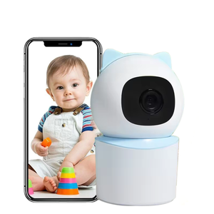 Caméra de sécurité intérieure avec application téléphonique, connexion Wi-Fi 2,4 GHz, 1080P HD, détection humaine et animale en temps réel, alerte, couverture à 360°, panoramique/inclinaison - Product Image 1